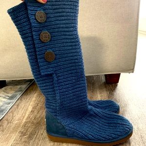 UGG Australia Sweater Knit Boot (blue)